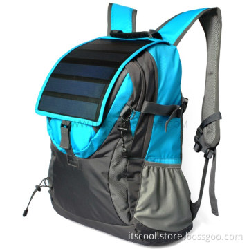 Fashion Outdoor Solar Backpack with Solar Panel Charger